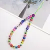 Nueva serie de frutas de arcilla blanda cadena para teléfono móvil funda de teléfono móvil diy estrella de cinco puntas acrílica cadena para teléfono móvil tendencia de colección