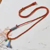 Cordón ajustable tejido a mano para hombres y mujeres, adecuado para colgantes, correa para el cuello tejida simple, collar tejido hecho a mano