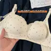 Sujetador de Espalda Abierta Estilo Japonés para Mujer de Pecho Grande Llamativo de Pecho Pequeño Sujetador con Relleno Sujetador