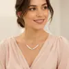 Collar de perlas de amor estilo nicho de verano europeo y americano, dulce, fresco y sexy, collar de cuentas de moda para mujer, venta al por mayor