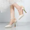 Plataforma Impermeável Outono 2025 Novo Salto Fino Bico Fino Sapatos Femininos Estilo Coreano Saltos Altos