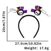 Decoración de Halloween Fiesta Diadema para Niños Disfraz Divertido Dibujo Animado Estéreo Araña Diadema de Fieltro