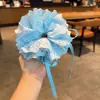 Cordón Lazo Encaje Anillo para el Pelo Intestino Grueso Cuerda para el Pelo Dama Cola de Caballo Baja Cuerda para Atar Flor de Cabello Cubierta de Cuero Mujeres