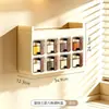 Estante de cocina multi-compartimento para condimentos, caja de condimentos doméstica integrada, salero, estante para almacenamiento de botellas de aceite, sal, salsa, vinagre, frasco de condimentos