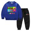 2023 Primavera y otoño nueva ropa infantil transfronteriza suéter para niños pantalones de dibujos animados conjunto de dos piezas bebé algodón traje de manga larga