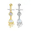 Gabe Moda Transfronteriza Europea y Americana Chica Estilo Moderno Diseño de Animal Luna Piercing para Ombligo Joyería