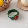 Nova Coleção de Pulseiras de Resina Vintage Transfronteiriças para Mulheres, Pulseira Exagerada de Aba Larga com Pedras, Acessórios de Joias Europeus e Americanos
