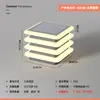 Luces Solares para Cabezal de Columna, Luces Impermeables para Poste de Puerta de Villa al Aire Libre, Luces para Pilares de Patio, Luces para Portones, Luces para Pilares de Muro de Jardín, Luces para Vallas