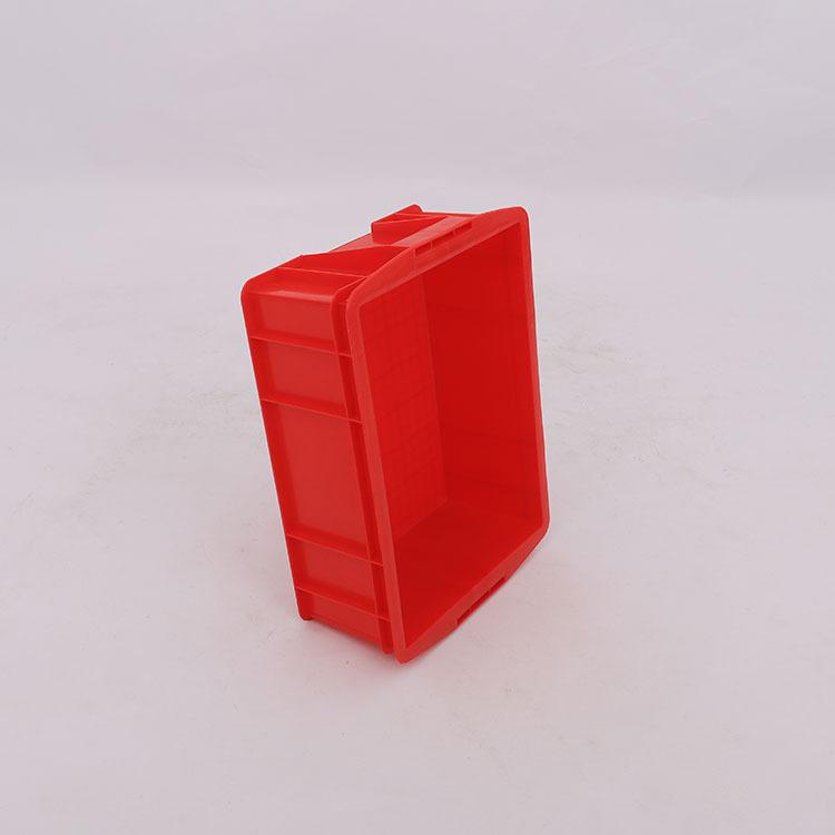 塑料周转箱 蓝色加厚可堆高式塑胶箱 380-140