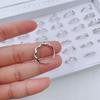 Anillos nuevos japoneses y coreanos, anillos de moda de tamaño ajustable, varios anillos de tendencia personalizados estilo hip-hop para hombres y mujeres 2 Yuan