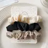 Goma para el pelo satinada floral Maillard para mujer, alta elasticidad, liga para el pelo duradera que no daña el cabello, accesorio elástico para el pelo