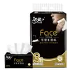 Papel suave y limpio Fragancia a colonia negro Agua facial húmeda 3 capas 150 3 paquetes de pañuelos faciales servilletas para el hogar al por mayor