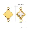 Collar de Moda DIY con Colgante de Gota de Agua/Trébol de Cuatro Hojas/Corazón Incrustado de Circonita de Acero Inoxidable Transfronterizo - Accesorios para Ropa