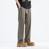 Pantalones para Hombre 2025 Nuevo Verano Seda de Hielo Dape Casual Sueltos con Cordón Deportivos Frescos Rectos