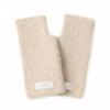 Guantes de punto de felpa de lana para otoño e invierno, gruesos, resistentes al viento, con forro polar, para mujer, cálidos, de medio dedo, DZ145