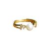 Anillo de Perla de Agua Dulce Natural Ai Yu Anillo de Alto Brillo Joyería para Mujeres Nicho Fuente de Artículos para Transmisiones en Vivo Dropshipping S4092911