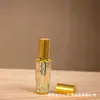 Frasco Personalizado de Óleo Essencial de 15ml, Frasco de Vidro Galvanizado do Oriente Médio, Frasco Dispensador Cosmético Portátil para Viagem, Frasco de Amostra de Perfume