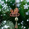 Homem de Gengibre de Natal Sino Pingente Papai Noel Pequeno Enfeite Decoração de Árvore de Natal Pingente de Decoração de Natal