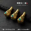 Conjunto de Conectores de Três Vias em Liga de Cobre Banhada a Ouro Eixos Universais Contas Acessórios DIY Artesanato para Pulseiras Coleção