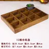Bandeja de Madera Retro Escritorio Caja de Almacenamiento de Rejilla para Medicina China Artículos Varios Cosméticos Joyería Caja de Almacenamiento de Exhibición en Encimera