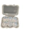 Tapones de silicona para los oídos de fábrica, impermeables, aislamiento acústico, cómodos de llevar, alta permeabilidad, 1.8 g/canal auditivo pequeño