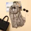 20 Pañuelos Nuevos de Color Sólido Estilo Coreano para Mujer Pañuelo de Lino Holandés Pañuelo de Seda Artificial Protector Solar para la Playa