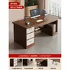 Mesa de computador de mesa, escrivaninha para quarto, escrivaninha para home office, design simples e moderno, escrivaninha fácil de montar com gavetas