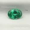 Gema de color cortada a la llama óvalo zafiro sintético corindón cabujón arcoíris piedra suelta DIY venta al por mayor