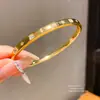 Pulseira com Fivela de Encaixe em Forma de Cobra Banhada a Ouro Real 18K Moda Retrô Pulseira Elegante Luxo Acessível Joias de Alta Qualidade para Mulheres