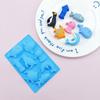 8 Moldes de Silicona de Criaturas Marinas Consecutivas para Bricolaje, Charola para Hielo, Molde de Chocolate, Herramientas de Decoración para Hornear Pasteles