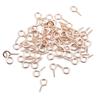 Tornillo de ojo de oveja, cuerno, cabeza redonda, anillo colgante, hilo autorroscante, clavo, gancho pequeño, colgante, bricolaje, joyería hecha a mano, accesorios de metal