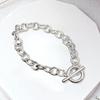 Pulsera de Joyería Personalizada de Fábrica Moda Europea y Americana Joyería con Chapado de Metal Ins Hebilla Ot Personalizada Pulsera de Alta Gama