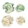 Venta al por mayor de productos nuevos transfronterizos Serie multicolor tridimensional Broches de flores de comercio exterior Bolsas de ropa Accesorios y materiales estilo coreano para bricolaje