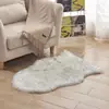 Alfombra irregular elegante para uso doméstico, alfombrilla cálida para suelo de dormitorio, alfombrilla para ventanal, cojín para silla de oficina, cojín para sofá, engrosada y cálida.