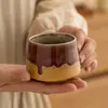 Xícara de Espresso de Grés do Oriente Médio, Caneca de Cerâmica Criativa para Água, Caneca Girada em Forno, Copo de Coca-Cola, Pode Ser Enviado Transfronteiriço Venda Quente
