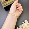 Pulseira de ouro areia com letras simples francesa antiga do Vietnã moda simples luxo leve joia versátil atacado Yiwu não desbota por muito tempo