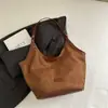 Bolso de Hombro a la Moda para Mujer 2025 Invierno Nuevo Gran Capacidad Estilo Perezoso Retro Artístico Bolso de Hombro Bolso Tote para Viajar