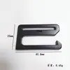 Fivela de Liga de Zinco em Forma de 9 Fivela de Metal em Forma de Nove Fivela Antiderrapante em Forma de Nove Fivela para Suspensório Fivela para Roupa Íntima Fivela de Ajuste para Alça de Sutiã