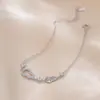 Pulsera nacional de moda Fu Lu de doble calabaza para mujer, simple, nicho, incrustada de diamantes, estilo ins, accesorios de estilo étnico, regalo para amigas