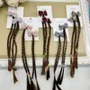 Presilhas de Cabelo Trançadas com Laço para Crianças, Pentes de Princesa, Acessórios de Cabelo para Apresentações de Bebês, Atacado de Lojas de Dólar