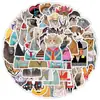 Pegatinas de acuarela de caballos 50 sin repetir transfronterizas para teléfono móvil, tazas, pegatinas decorativas impermeables, pegatinas para diario de niños, venta al por mayor
