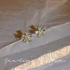 Aguja de Plata 925 Mini Flor Clavo de Oreja de Alta Calidad Estilo Ins Super Hada Diseño de Nicho Delicado Clavo para Cartílago de la Oreja Joyería para Oreja
