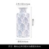 Jarrón de Porcelana Azul y Blanco Sala de Estar Arreglo Floral Cerámica Clásica China Decoración Estilo Americano Jarrón de Porcelana Vintage Sentido Avanzado