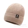Gorro de Punto Cálido Nuevo Estilo Coreano para Hombre de Invierno, Gorro para Exteriores con Forro de Felpa a Prueba de Frío, Gorro Versátil de Moda para Mujer