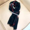 Bufanda de Cuadros para Mujer, Algodón, Doble Uso, Cálida, Multifuncional, Calentador de Cuello, Chal con Borlas, Pieza Única al por Mayor, Protección para el Cuello, Lujo Ligero
