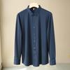 Camisa de seda de hielo de alta elasticidad sin dejar marcas para hombre, camisa informal de negocios de primavera, ropa profesional, camisa de color sólido sin planchado C7616