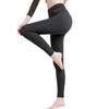 Pantalones Cálidos de Otoño e Invierno Lana de Seda Lijado Cintura Alta Leggings Internos Ajustados para Piernas con Forro Polar Engrosado de Alta Elasticidad Pantalones de Otoño para Mujer