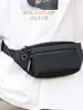 Riñonera de Comercio Exterior Bolso de Pecho para Hombre Bolso Cruzado Casual Bolso de Hombro Pecho Simple Trendy Deportivo al Aire Libre con Logo Imprimible