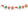 Feliz Natal Banner de Natal Festa de Ano Novo Novo Pingente de Árvore de Natal Decoração de Bandeira com Letras