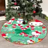 Fabricantes de origen transfronterizos Sanrio estampado falda para árbol de Navidad decoración navideña encantador delantal para base de árbol personalizable